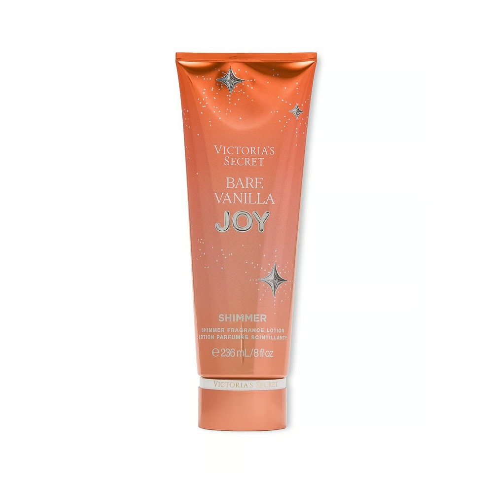 Limited Victoria's Secret Bare Vanilla Joy Shimmer Fragrance Lotion 8oz Holiday